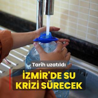 zmir'de su krizi srecek: Tarih uzatld