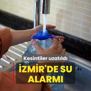 zmir'de su krizi: Tarih uzatld