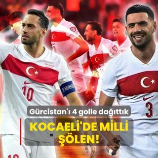 Kocaeli'de milli len! Grcistan' 4 golle dattk