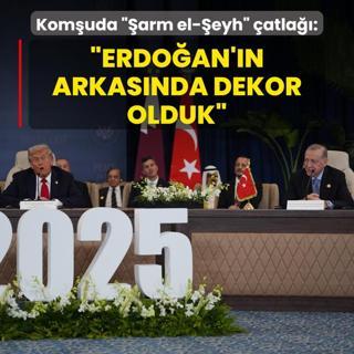 Komuda arm el-eyh atla: Bakan Erdoan'n arkasnda dekor olduk