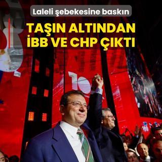 Laleli ebekesine baskn! Tan altndan BB ve CHP kt