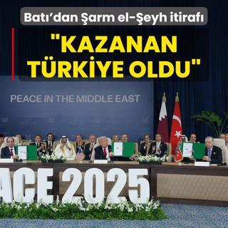 Bat'dan arm el-eyh itiraf: Kazanan Trkiye oldu