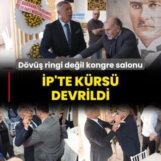 Dv ringi deil kongre salonu! P'te krs devrildi