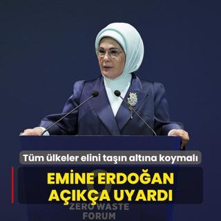 Emine Erdoan aka uyard: Tm lkeler elini tan altna koymal