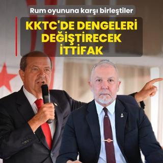 Rum oyununa kar birletiler! KKTC'de dengeleri deitirecek ittifak
