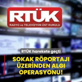 Sokak rportaj zerinden alg operasyonu! RTK harekete geti