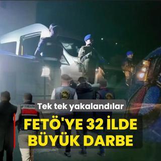 FET'ye 32 ilde byk darbe: 62 pheli yakaland