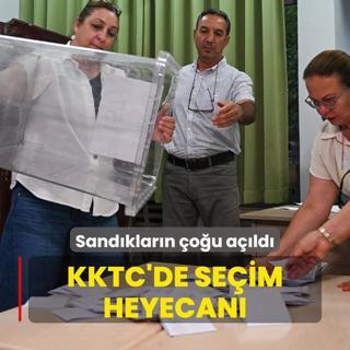 KKTC'de seim heyecan... Sandklarn ou ald