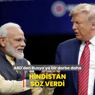 ABD'den Rusya'ya bir darbe daha! Hindistan sz verdi