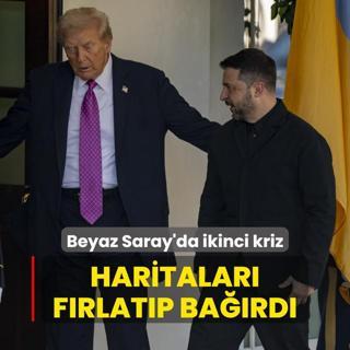Beyaz Saray'da ikinci kriz... Haritalar frlatp bard