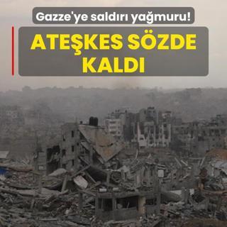Gazze'ye saldr yamuru! Atekes szde kald