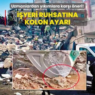 yeri ruhsatna kolon ayar