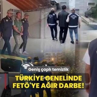 Trkiye genelinde FET'ye ar darbe! Geni apl temizlik
