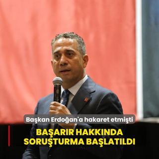 Bakan Erdoan'a hakaret etmiti... Ali Mahir Baarr hakknda soruturma balatld
