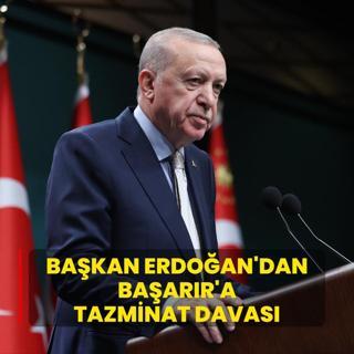 Bakan Erdoan'dan Ali Mahir Baarr'a tazminat davas