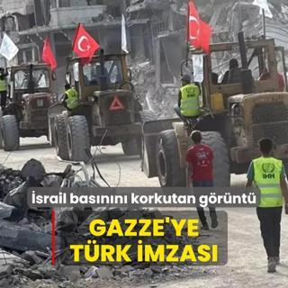 Gazze'ye Trk imzas... srail basnn korkutan grnt