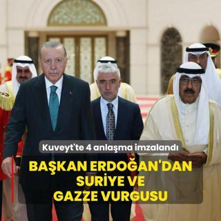Kuveyt'te 4 anlama imzaland: Bakan Erdoan'dan Suriye ve Gazze vurgusu