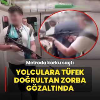 Metroda korku sat! Vatandalara tfek dorultan zorba gzaltnda