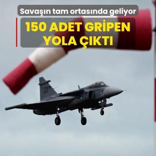 Savan tam ortasnda geliyor... 150 adet Gripen yola kt
