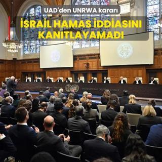 Uluslararas Adalet Divan'ndan UNRWA karar srail Hamas iddiasn kantlayamad