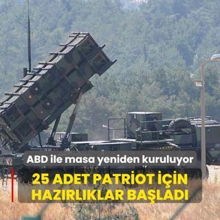 ABD ile masa yeniden kuruluyor! 25 adet Patriot sat iin hazrlklar balad