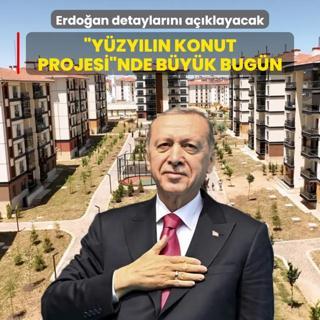 Bakan Erdoan detaylarn aklayacak: Yzyln Konut Projesinde byk bugn