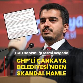 CHP'li ankaya Belediyesi'nden skandal hamle: LGBT sapknl resmi belgede