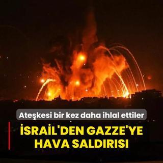 Gazze'de atekes ihlali! Soykrmc srail bir arac hedef ald: 4 kii yaraland