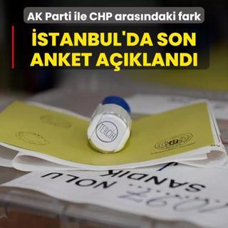 stanbul'da son anket sonucu akland! te AK Parti ile CHP arasndaki fark
