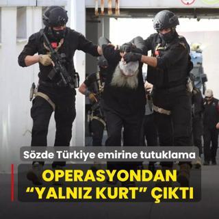 Szde Trkiye emiri terrist tutuklama! Operasyondan  yalnz kurt  kt
