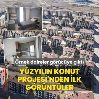 Yzyln Konut Projesi'nden ilk grntler: rnek daireler grcye kt