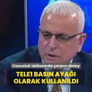Casusluk iddiasnda arpc detay! TELE1 basn aya olarak kullanld