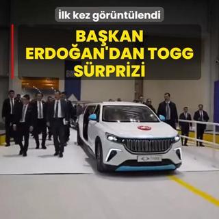 Bakan Erdoan'dan Togg srprizi! lk kez grntlendi