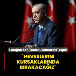 Bakan Erdoan'dan 29 Ekim mesajnda kaos tccarlarna sert tepki: Heveslerini kursaklarnda brakacaz