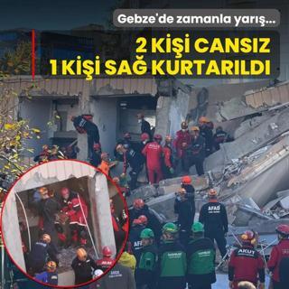 Gebze'de zamanla yar... 2 kii cansz, 1 kii sa kurtarld