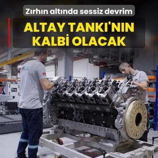 Zrhn altnda sessiz devrim! ALTAY Tank'nn kalbi olacak