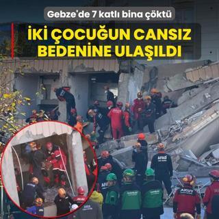 Gebze'de 7 katl bina kt: ki ocuun cansz bedenine ulald