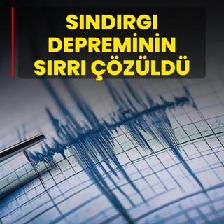 Sndrg depreminin srr zld! Uzmanlar tespit etti