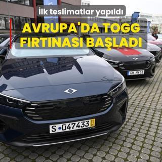Avrupa'da Togg frtnas! lk teslimatlar resmen balad