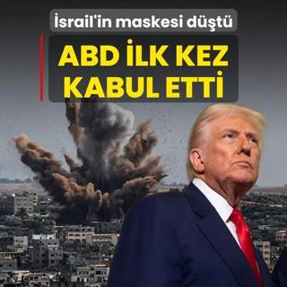 srail'in maskesi dt! ABD ilk kez kabul etti