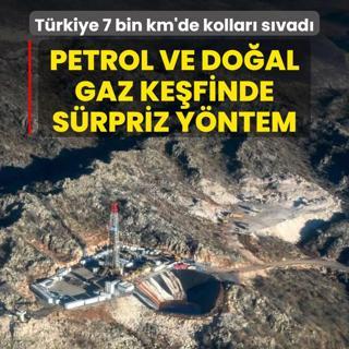 Petrol ve doal gaz kefinde srpriz yntem! Trkiye 7 bin km havada kollar svad