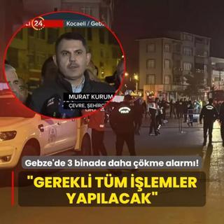 Gebze'de 3 binada daha kme alarm