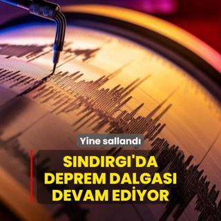 Sndrg'da deprem dalgas devam ediyor! Yine salland