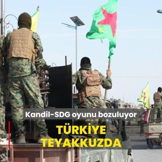 Kandil-SDG oyunu bozuluyor! Trkiye teyakkuzda