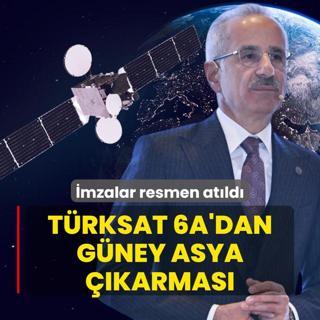TRKSAT 6A'dan Gney Asya karmas... mzalar resmen atld