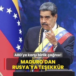 ABD'ye kar birlik ars! Maduro'dan Rusya'ya teekkr