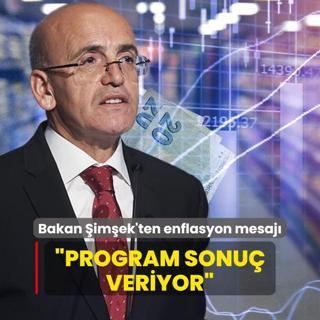Bakan imek'ten enflasyon mesaj: Program sonu veriyor