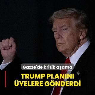 Gazze'de kritik aama! Trump plann yelere gnderdi