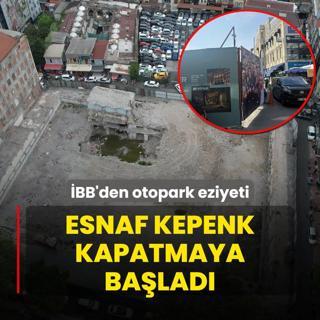 BB'den otopark eziyeti! Esnaf kepenk kapatmaya balad