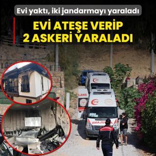 Evi atee verip 2 askeri yaralad! Vurulan saldrgan ld